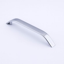 Meks Alara Krom (128 mm - 12.8 Cm) Kulpu Dolap Mobilya Mutfak Çekmece Dolabı Dolap Kulpları Kulbu Metal