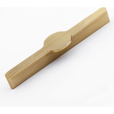 Meks Saral Çizgili Mat Altın Metal Kulp 160 mm 16 cm Mobilya Çekmece Mutfak Dolabı Dolap Kapak Kulpları