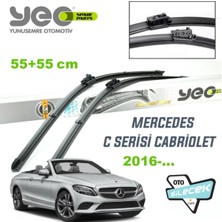 Meks Yeo Mercedes C Serisi Cabrio ile Uyumlu Aeroflex Silecek Takımı 2016-..
