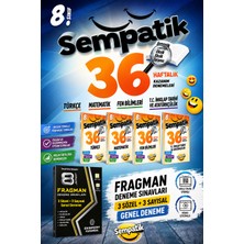 Ünlüler Karması 8.sınıf Sempatik Türkçe-Matematik-Fen Bilimleri- Inkılap Tarihi ve Atatürkçülük 36 Haftalık Kazanım