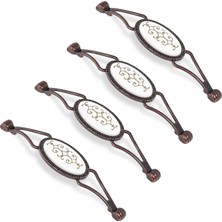 Meks BADEM10 Seçil Çekmece Dolap Kapak Kulpu Kulbu Antik Metal Kulp 128 mm (4 Adet)