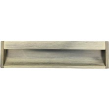 Meks System 2163 Antik Renk Gömme Kulp 224 mm Renksiz Tek Ebat SSY2163 0224 Abm-Abm
