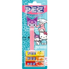 Pez Dispenser Hello Kitty Kuromi – Meyve Aromalı Şekerleme Makinesi ve Şekerleme Yedekleri