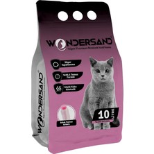 Meks Wondersand Bebek Pudra Kokulu Ince Tane Topaklanan Kedi̇ Kumu 10 Lt