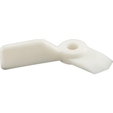 Meks Prime-Line L 5851 Vidalı Ekran Düğmeleri, Beyaz Plastik (8'li Paket)
