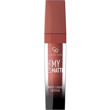 Meks Golden Rose Liping My Matte Likit Ruj No: 18 - Suya Dayanıklı Ultra Mat Ruj