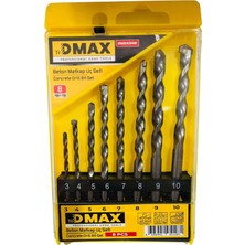 Meks Dmax 8 Parça Beton Matkap Ucu Seti, Model DMX4348