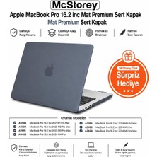 Meks Mcstorey Macbook Pro 16.2 Inç Kılıf A2485 A2780 A2991 A3403 A3186 A3428 A3429 Uyumlu Mat Tpu Şeffaf