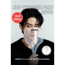 Meks Dashu, Çok Amaçlı, Saç Spreyi Yüz Koruma Kalkanı Face Cover See-Through