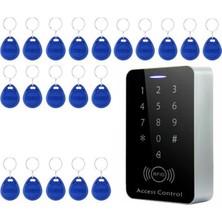 Meks Rfid Şifreli Kapı Kilidi + 20 Adet Tag Göstergeç Anahtarlık