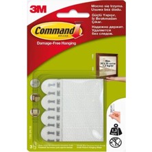 Meks Command 17202 Cırt Cırt Bant, Küçük Boy, Iz Bırakmaz, Güçlü Yapıştırıcı