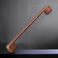 Meks Radus 10 Adet Antik Bakır Metal Kulp 256 mm Mobilya Çekmece Mutfak Dolabı Dolap Kulpları Kulbu Kulp