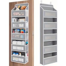 Meks Valkyrie Kapı Arkası Organizer 5 Cepli Askılı Dolap Düzenleyici Çok Amaçlı Kapı Arkası Raf 20KG Taş
