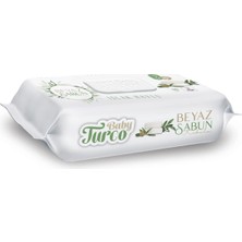 Meks Baby Turco Beyaz Sabun Kokulu Islak Havlu 1080 Yaprak (12 x 90)