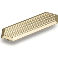 Meks System 9036 Line-Çizgili Kulp Altın Renk Tek Adet 224 mm Altın Tek Ebat SSY9036 0224 Gl