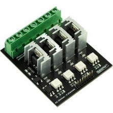 Meks Sanec Ac Işık Dimeri Modülü, 4 Kanal, 3.3V/5V Mantık, Ac 50/60Hz, 110V ~ 400V, 10A Başına