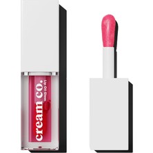 Meks Cream Co. Dudak Parlatıcısı Nemlendirici Besleyici Lip Oil Gloss, Dudak Yağı, Ahududu Aromalı, E Vi