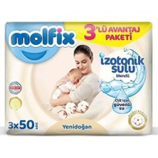 Meks Molfix Yenidoğan Izotonik Sulu Islak Havlu 150 Yaprak