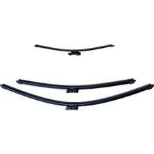Meks VASS41 Ön Arka Cam Silecek Seti 5E1998001 Skoda Octavia A7 Combi Sw ile Uyumlu 2017-2020