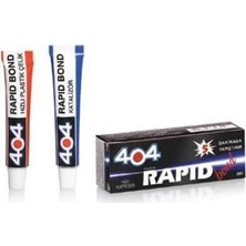 Meks 404 Rapid Bond Hızlı Plastik Çelik Yapıştırıcı 16G 10 Dk Da Yapıştır