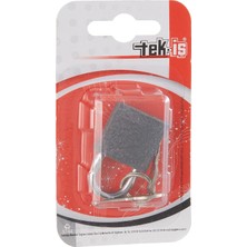 Meks Tek-Iş 524164 Asma Kilit Gri Döküm, Gri, 25MM