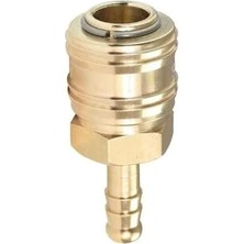 Meks Kompresör Hortum Bağlantı Parçası, Stoper Hava Jakı, 10 mm Çapında, Gövde