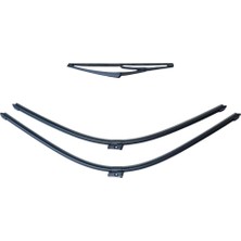 Meks VASS41 Ön Cam Arka Cam Silecek Seti Peugeot 308 Hb T7 ile Uyumlu 2012-2013