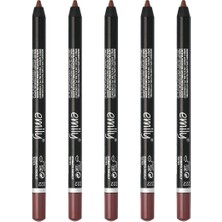 Meks Golden Rose Emily Long Lasting Lip Pencil No: 222 - Dudak Kalemi X5