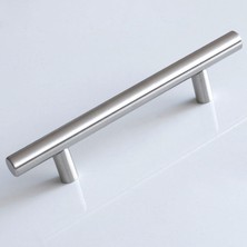 Meks Mia Mojan (96 mm - 9.6 Cm) Inox Metal Mobilya Mutfak Çekmece Dolap Dolabı Kulbu Kulpu Kulpları