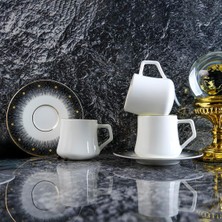 Meks Evaliza Diamond 6 Kişilik Çay Fincan Takımı 180 ml