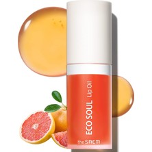 Mey İthalat The Saem Dolgun Görünüm Sağlayan Nemlendirici Dudak Yağı - Eco Soul Lip Oil - Grapefruit