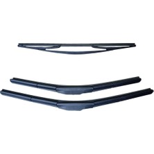 Meks VASS41 Ön Cam Arka Cam Silecek Seti Nissan Micra K12 ile Uyumlu 2006-2010