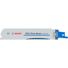 Meks Bosch 5x Pro Thick Metal S937HBF Hassas Panter Testere Bıçağı (Metal Borular ve Profiller, Demir Iç