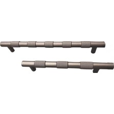 Meks System 9387 Desenli Modern Kulp Fırçalı Bronz Renk 192 mm Çok Renkli