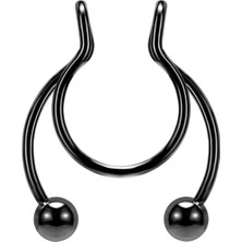 Mey İthalat Deliksiz Fake Dudak Burun Kulak Piercing Septum