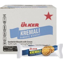 Ülker Kremalı Sandviç Bisküvi 61 G 24'lü (8'li Paket)