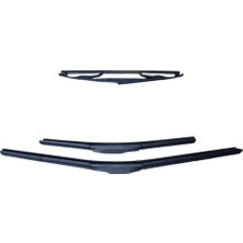 Meks VASS41 Ön Cam Arka Cam Silecek Seti Subaru Legacy Sw Sports Wagon ile Uyumlu 2004-2009