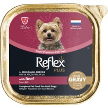 Mey İthalat Reflex Plus Chunks In Gravy With Beef Dana Etli Mini&küçük Irk Yetişkin Köpek Maması 85 gr