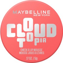 Mey İthalat Maybelline New York Cloudtopia Köpük Dokulu Mat Allık 05 Coral Illusion