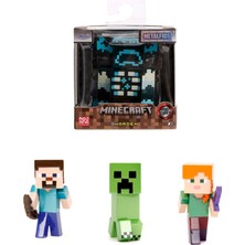 Jada 253260003 Minecraft Figürleri Metal Tasarım (4'li Paket)