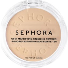 Mey İthalat Sephora Matlaştırıcı Pudra - 12 Saat Matlaştırıcı Etkili Neme Dayanıklı Kompakt Pudra, 02 Light Peach