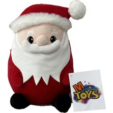 M Toys Mtoys 25 cm Yılbaşı Peluş Noel Baba (11102-21) (6'li Paket)