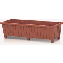 Üçsan Altı Ayaklı Balkon Saksısı 75 cm (8'li Paket)