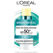 L'Oréal Paris L'oreal Paris Bright Reveal Stick Güneş Koruyucu SPF50 (5'li Paket)