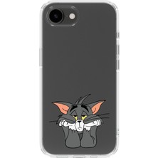 Moonset Iphone 17E Uyumlu Baskılı Yumuşak Silikon Şeffaf Telefon Kılıfı
