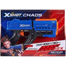 Zuru x Shot Chaos 12 Adet Meteor Top + Atış Silahı (3'li Paket)