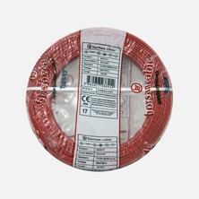 Borsan Nya 2,5mm Kablo Kırmızı 50 Metre (3'li Paket)