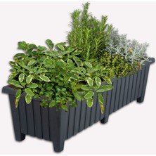 Üçsan Altı Ayaklı Balkon Saksısı 75 cm (5'li Paket)