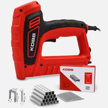 Kobb KBZ200 8-16MM Zımba ve 15-16MM Profesyonel Çivi Çakma MAKINESI-3000 Adet Yedek Zımba ve Çivi (4'li Paket)