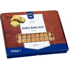 Metro Chef Kuru Baklava 1,25 kg Antep Fıstık (3'li Paket)
